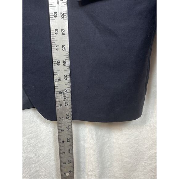 Lauren Ralph Lauren Blazer Mens 44 Short Navy Blue Wool Gold Buttons Two Button - Picture 8 of 14